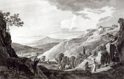 Ansicht von Tarquinia und Corneto von Italian School